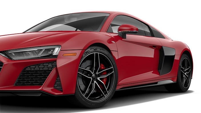 Red brake calipers