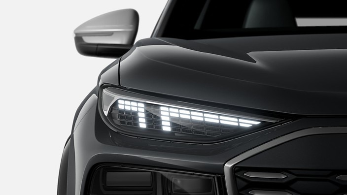 Darkened LED headlights