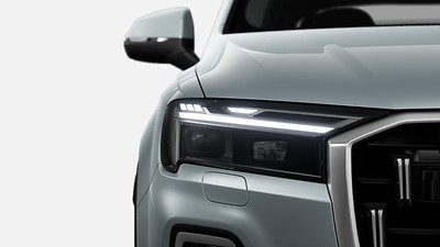 Proiettori a LED Audi Matrix con gruppi ottici posteriori a LED
