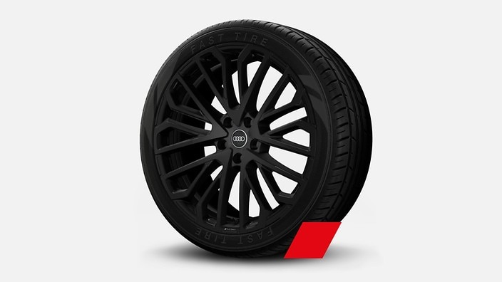23" multispoke-S design wheels, black finish