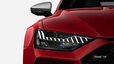 HD Matrix LED headlamps with Audi laser light, dynamic light design and dynamic turn signal