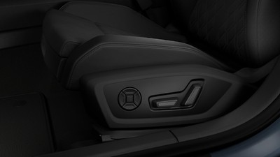 Power-adjustable front seats