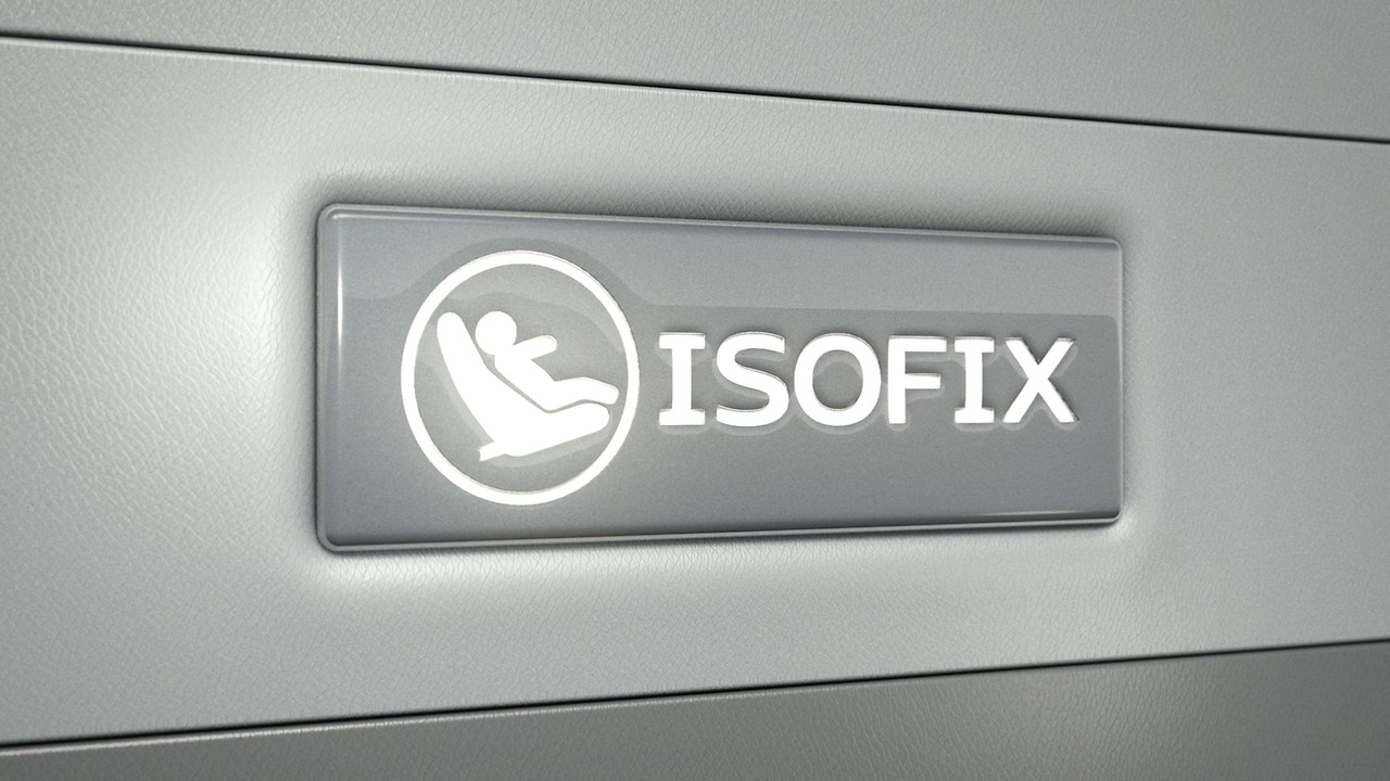 ISOFIX child seat mounting for front passenger seat