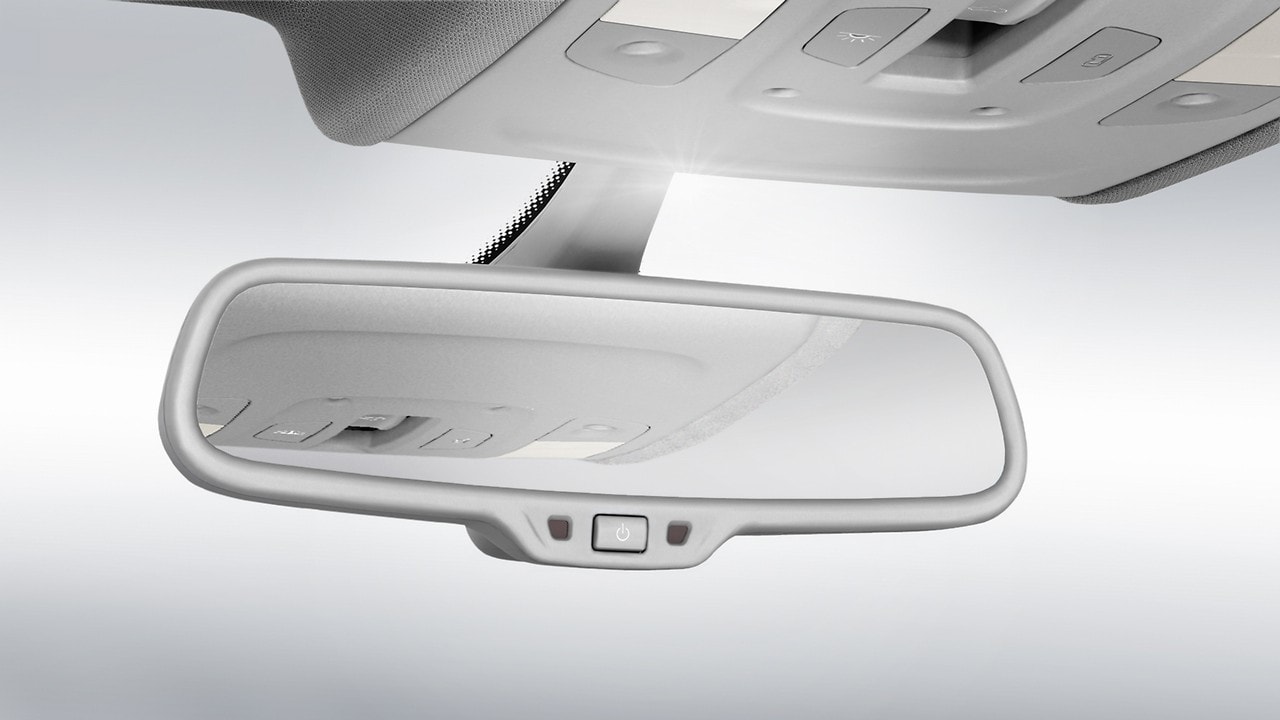 Auto-dimming rear-view mirror