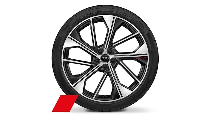 21" 5-V-spoke design wheels