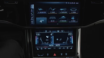 Four-zone automatic climate control