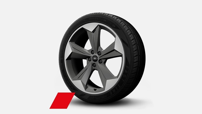 21" 5-arm rotor design wheels with all-season tires
