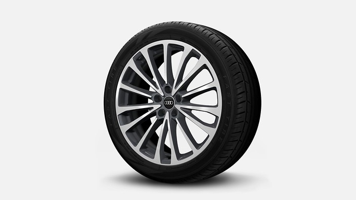 20" multispoke design wheels, bicolor finish