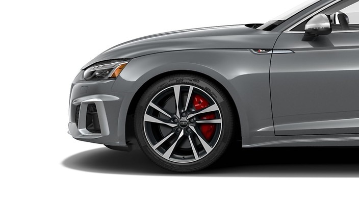 Red brake calipers