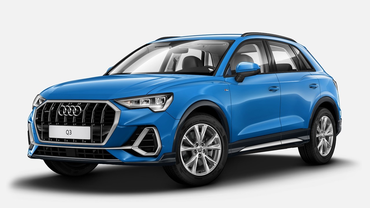 Para-choque S line em pintura contrastante