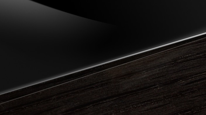 High-gloss Black/Oak Gray Wood inlays