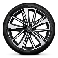 21&quot; alloy wheels in 5-V-spoke dynamic style, graphite grey, diamond-turned finish with 255/35 tyres