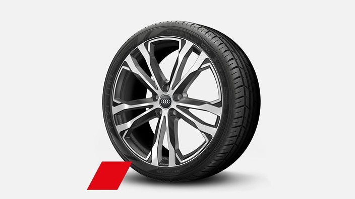 20” 5-double-spoke wheels in bi-colour finish