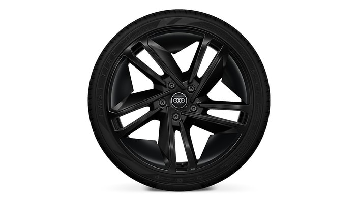 Wheels, 5-twin-spoke concave module, Black, 9.5J|11.5J x 21, 265/35|305/30 R21 tires