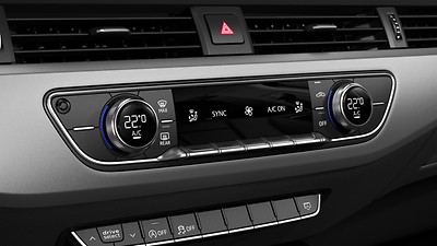 Deluxe 3-zone electronic climate control