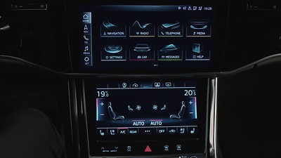 Four-zone automatic climate control system