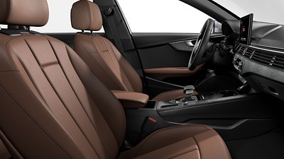 Leather seating surfaces