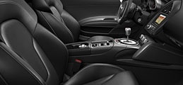 Enhanced Black Leather Package with Contrast Stitching