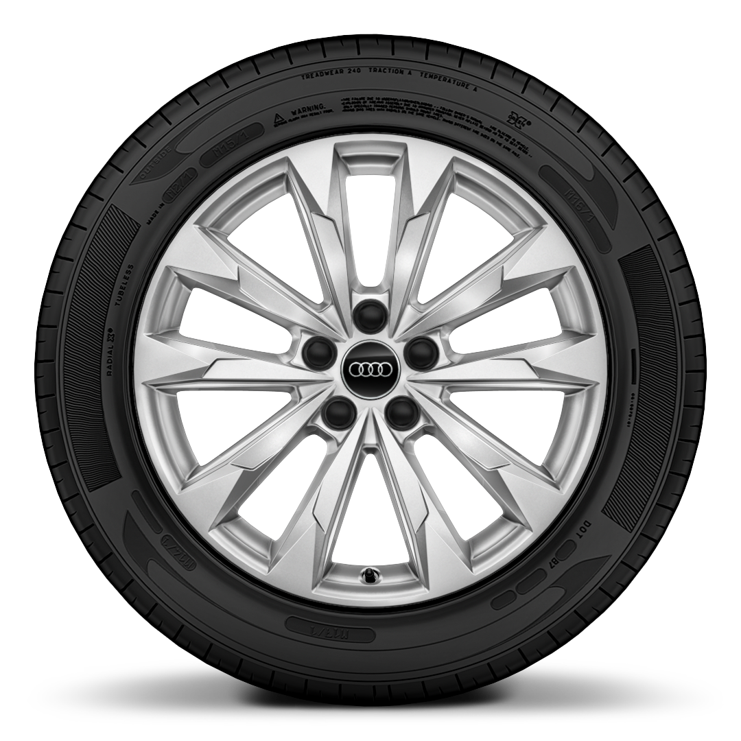 18&quot; x 7.0J &apos;5-double-arm&apos; design alloy wheels with 235/55 R 18 tyres