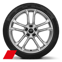 Wheels, 5-spoke V-style, 8.5J|11.0J x 19, 245/35|295/35 R19 tires