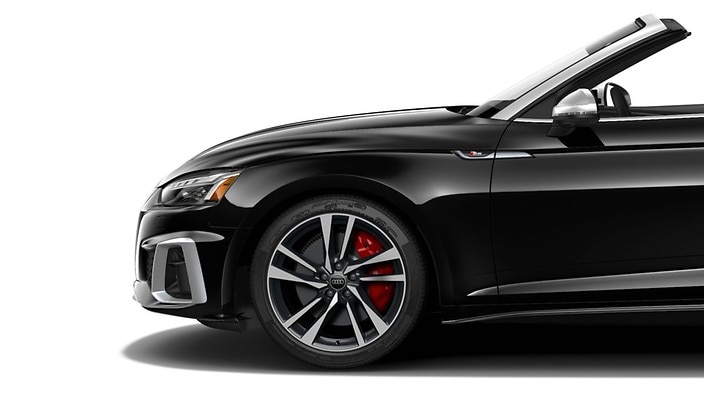 Red brake calipers