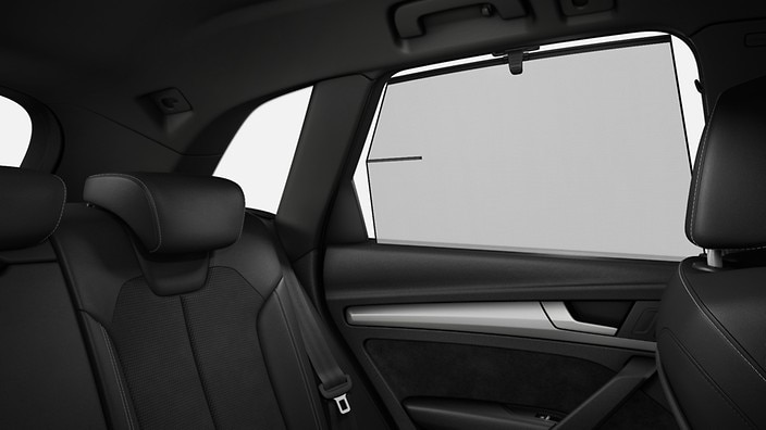 Sunshades for rear door windows