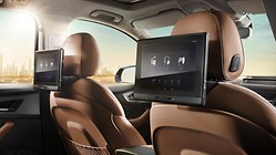 Audi Entertainment mobile, par de telas para encosto de cabeça