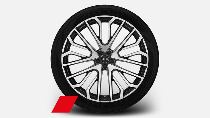 23" multispoke-S design wheels, bicolor finish