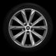 20" 10 V-spoke design wheels, Platinum Grey