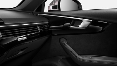 Inserts décoratifs en laque piano Noire Audi exclusive