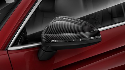 Exterior mirrors in carbon