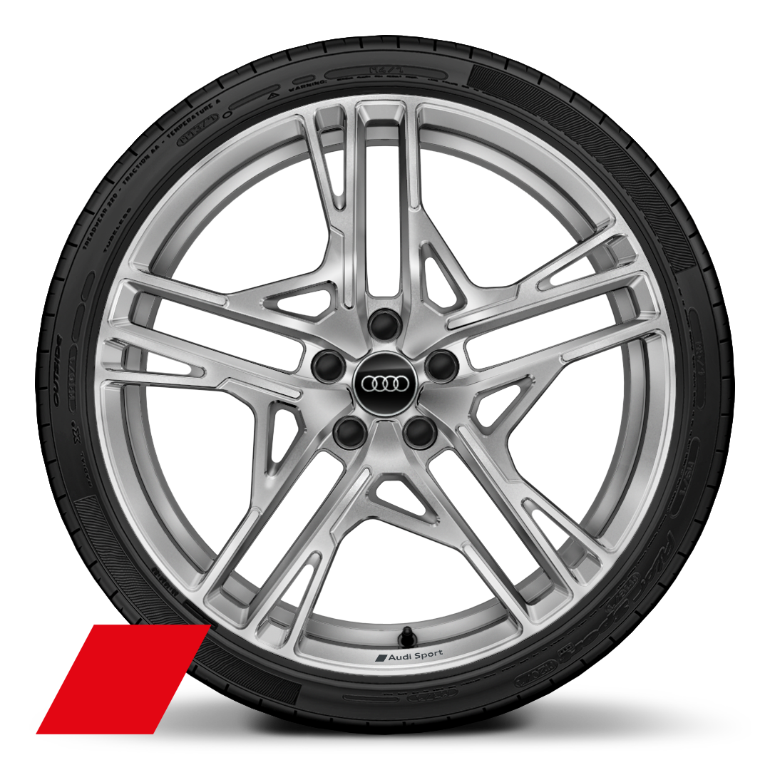 Wheels, 5-double-spoke dynamic style, 8.5J|11.0J x 20, 245/30|305/30 R20 tires