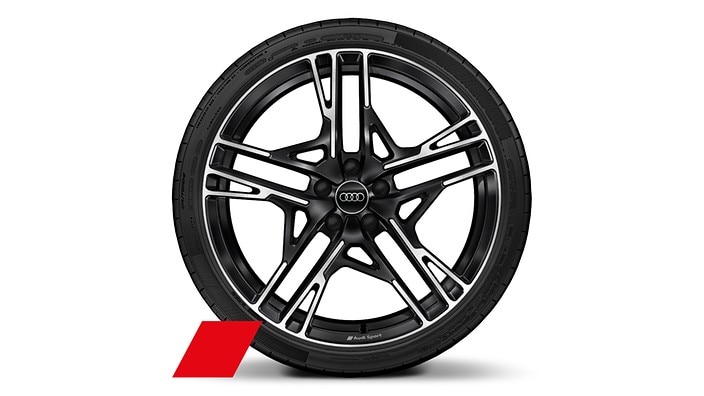 20" 5-double-spoke-dynamic design wheels, milled, anthracite