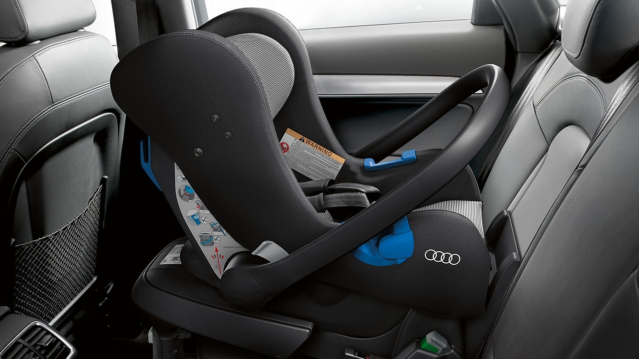 Cadeira-auto de beb&eacute; (ovo) Audi, Cinzento Tit&acirc;nio/Preto