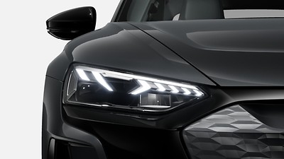 Faróis Full LED Matrix com luz de direção dinâmica e apresentação de luzes e Audi Laser Light