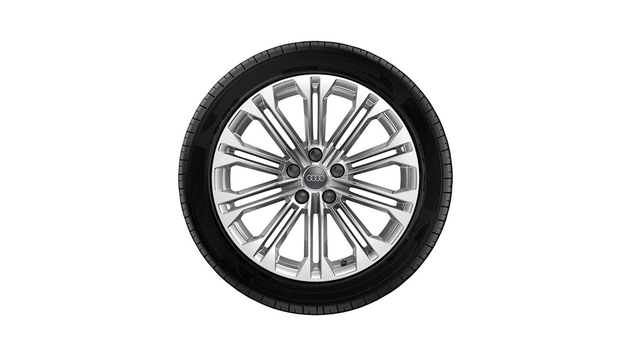 Ruota, a 10 razze parallele, 8,0Jx18, pneumatico invernale 245/40 R18 97V XL, destro