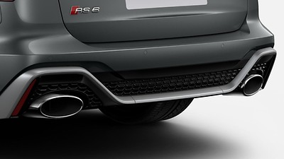 RS dual exhaust with chrome tips