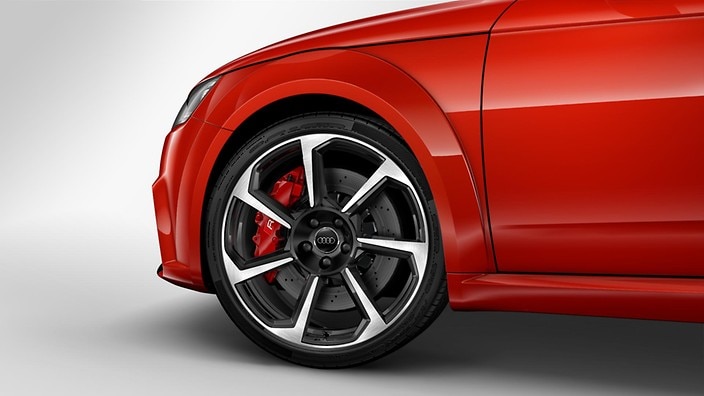 Red brake calipers