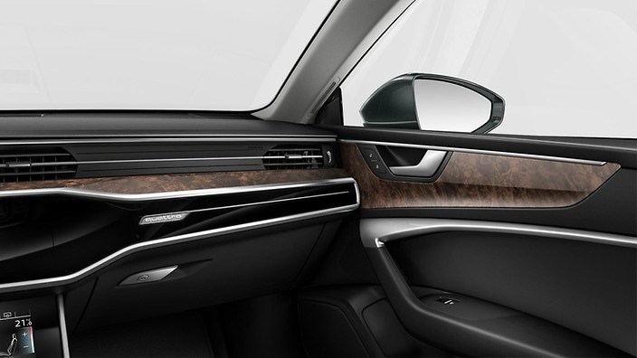 Dark Brown Walnut Natural Wood inlays