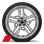 Wheels, 5-twin-spoke dynamic, 8.5J|11.0Jx20, tires 245/30|305/30 R2020