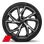 Wheels, 5-V-spoke Evo, anthracite black, glossy finish, 8.5J|11.0Jx20, tires 245/30|305/30 R20