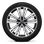 20 吋 10 輻水平雙肋亮面石墨烯科技灰色輪圈，尺寸 9.0J x 20，搭配 265/40 R20 輪胎