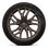 Audi Sport wheels, 5-W-spoke star style, Matte Bronze