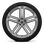 21 吋 5 輻雙肋星形 S 設計輪圈，尺寸 9.0J x 21，搭配 265/35 R21 輪胎