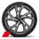 Wheels, 5-V-spoke Evo, titanium gray matt, glossy, 8.5J|11.0Jx20, tires 245/30|305/30 R20