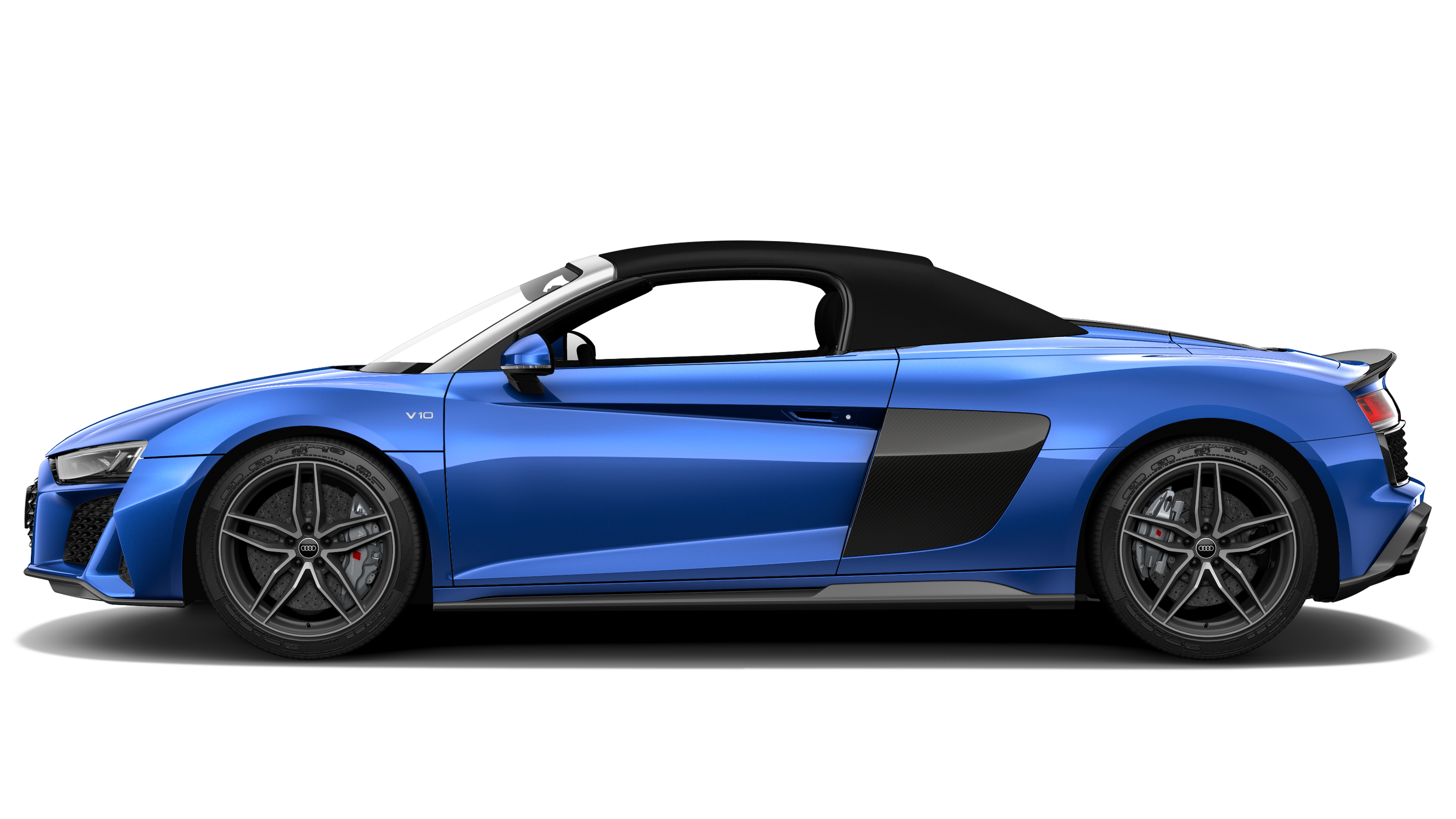 audi r8 spyder blue