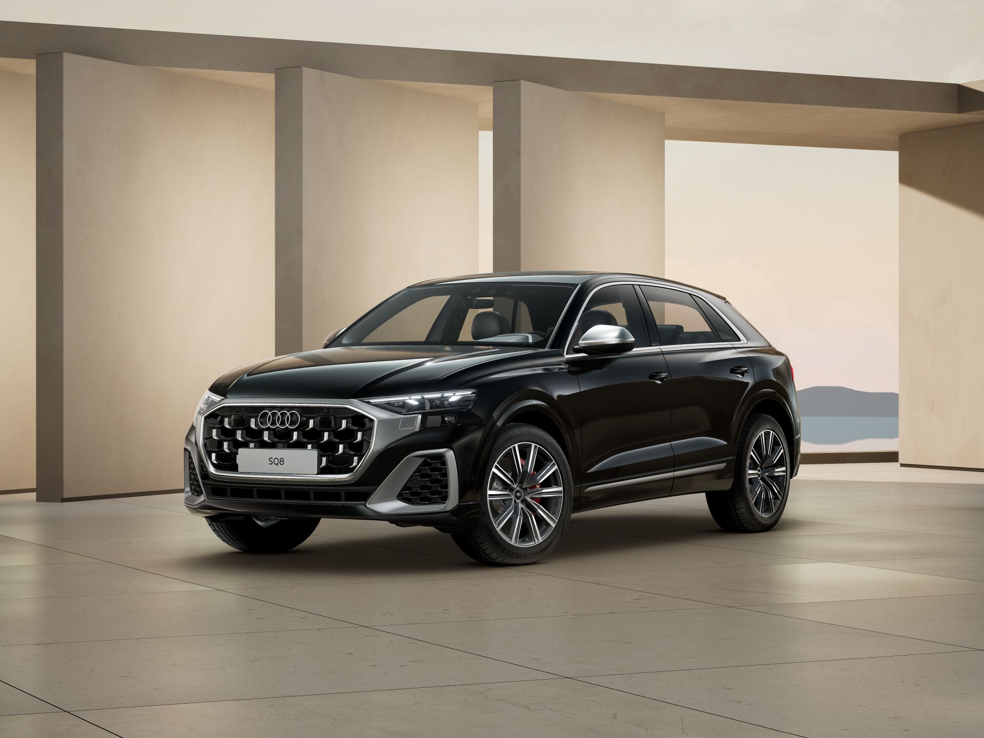 アウディ　Audi Q8 22インチホイールセット 285/40R22 22インチ マットブラックスタイル ホイール アウディ Q8 S8