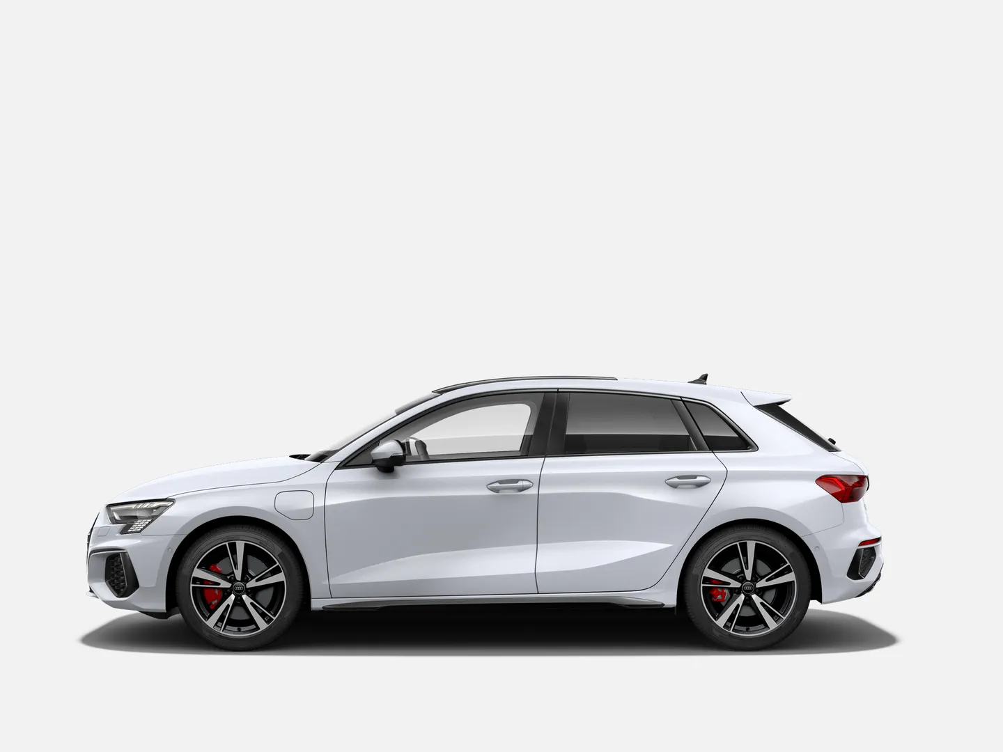 Bild über Audi A3 Sportback TFSI e S line 45 TFSI e 180 kW (245 PS) S tronic - Seitenansicht