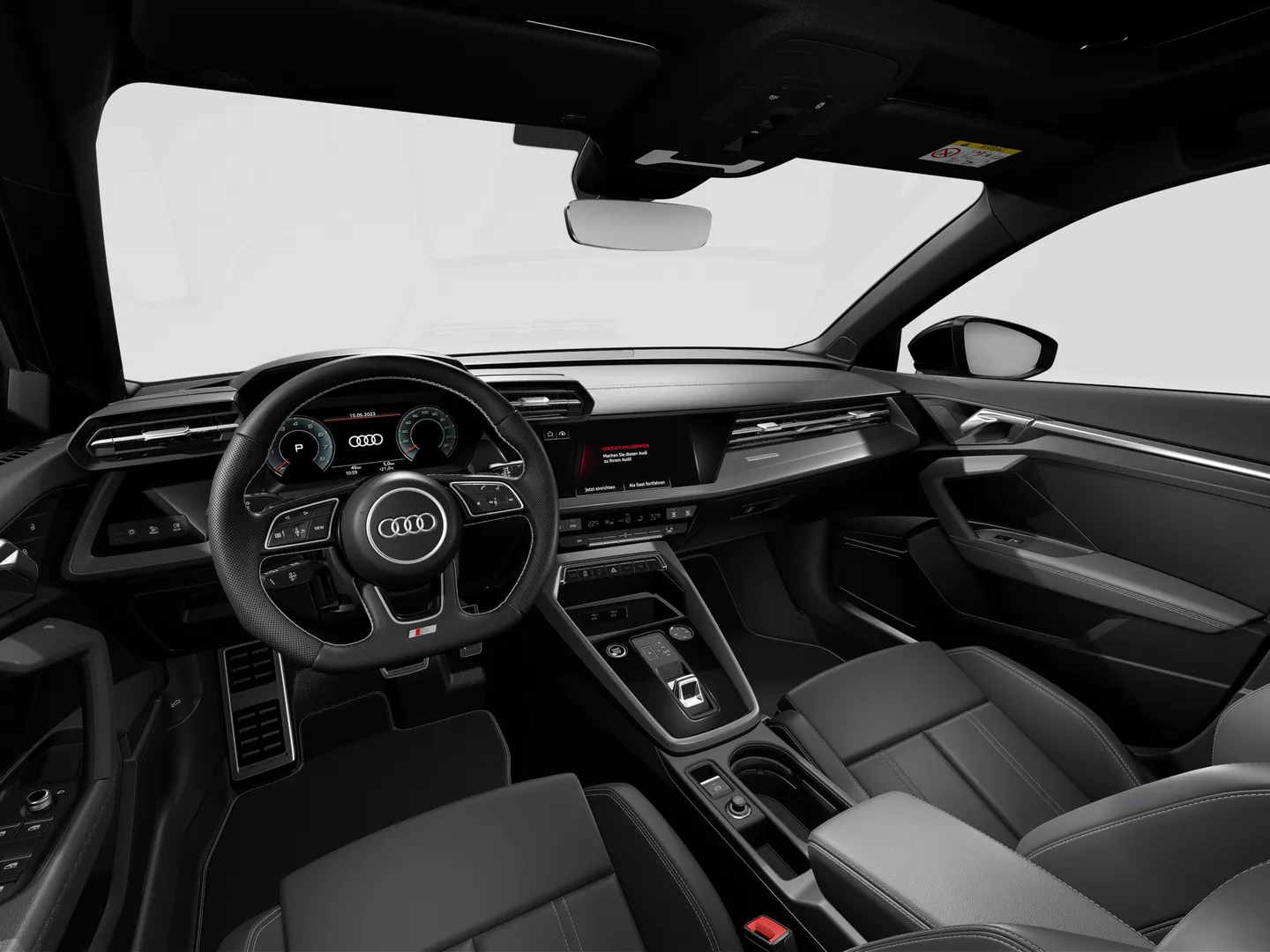 Image about Audi A3 Sedã Performance Black 40 TFSI 204 cv S tronic