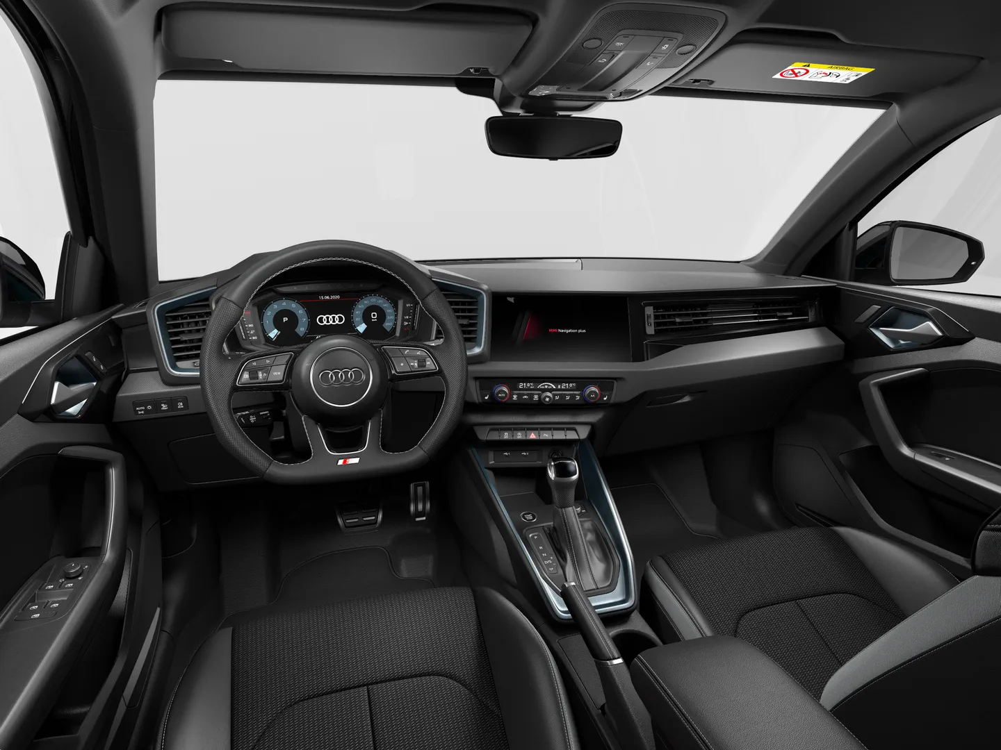 Image de Audi A1 Sportback S line 35 TFSI 110 kW (150 ch) S tronic - Vue tableau de bord